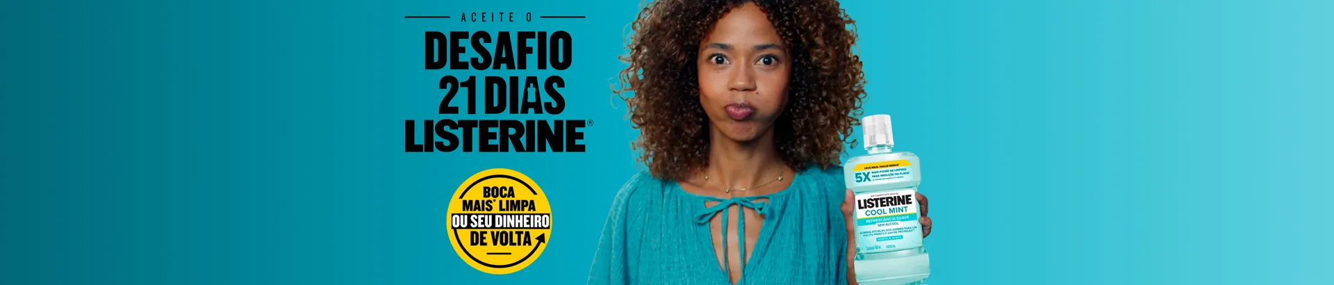 Promoção Listerine Desafio 21 Dias 2025