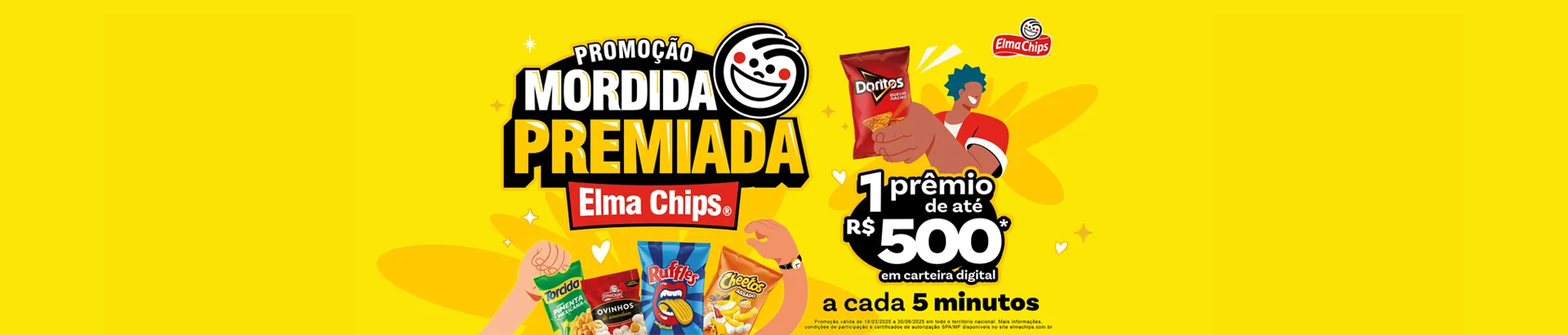 Promoção Elma Chips Mordida Premiada 2025