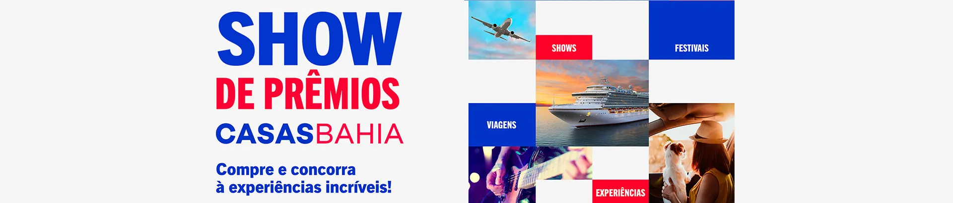 Promoção Casas Bahia Show de Prêmios 2025