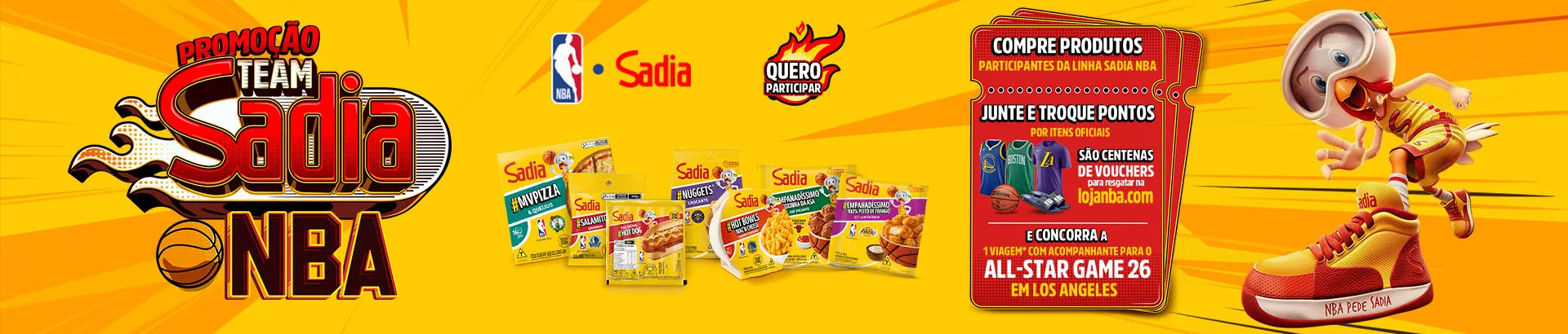 Promoção Team Sadia NBA 2025