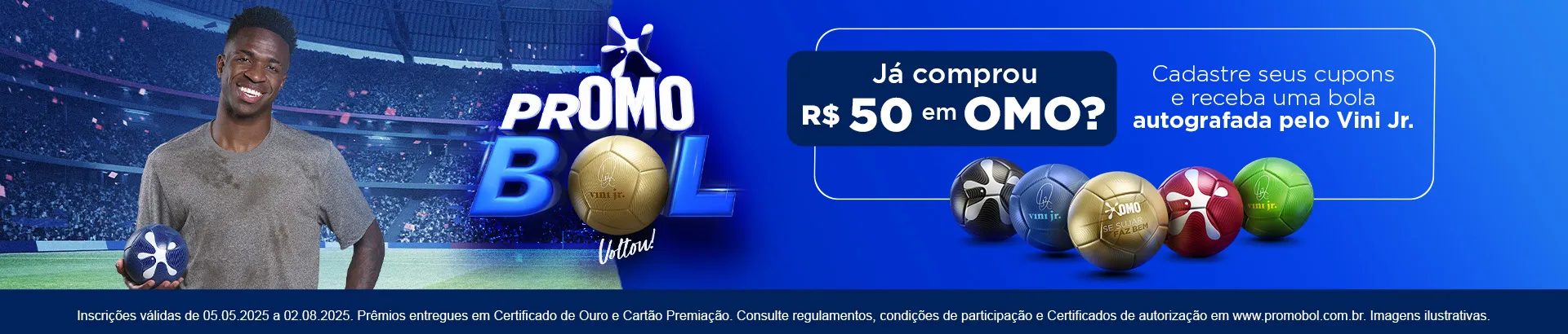 Promoção Omo Promobol 2025