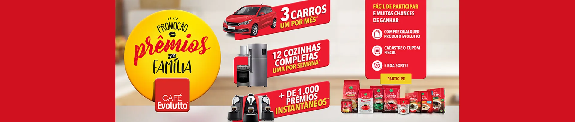 Promoção Prêmios em Família Evolutto 2025