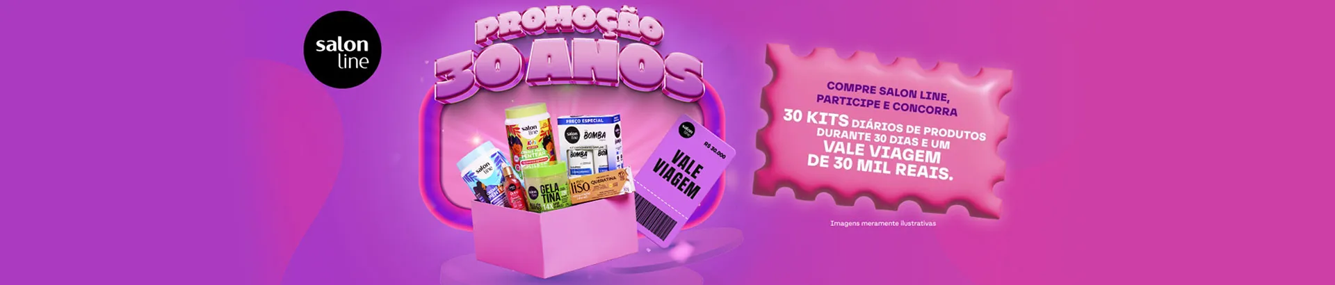 Promoção Salon Line 30 anos 2025