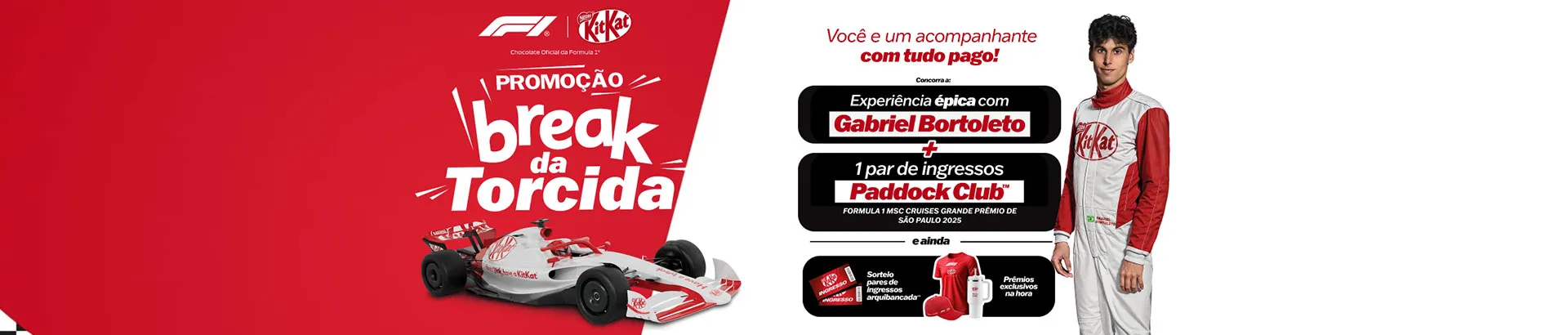 Promoção Kit Kat Break da Torcida 2025