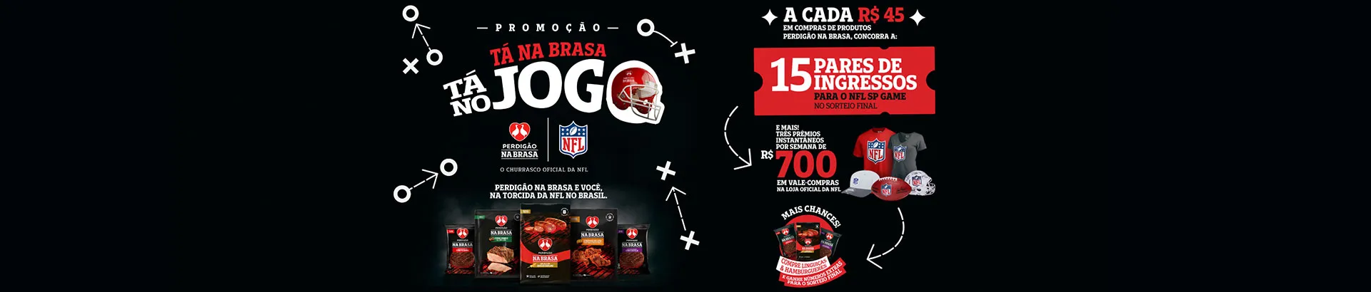 Promoção Perdigão Tá na Brasa Tá no Jogo 2025