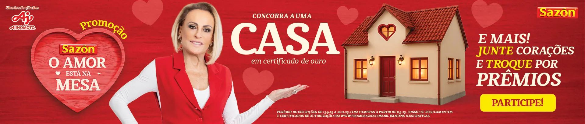 Promoção Sazón O Amor está na Mesa 2025