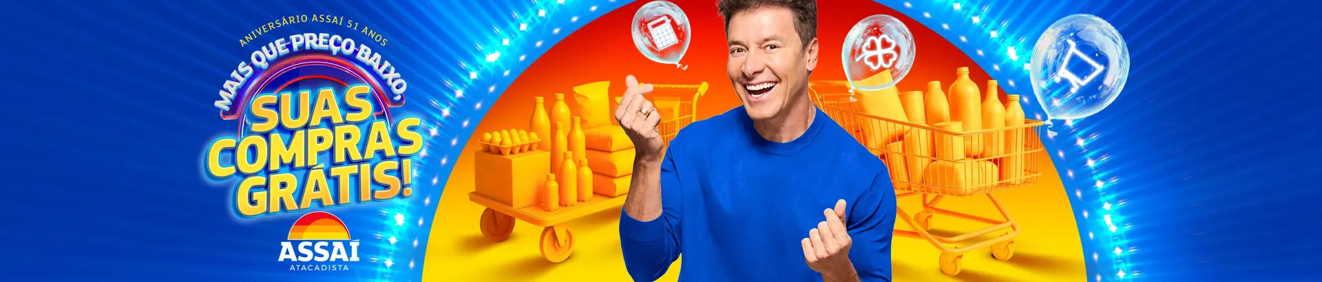 Promoção Aniversário Assaí 51 Anos