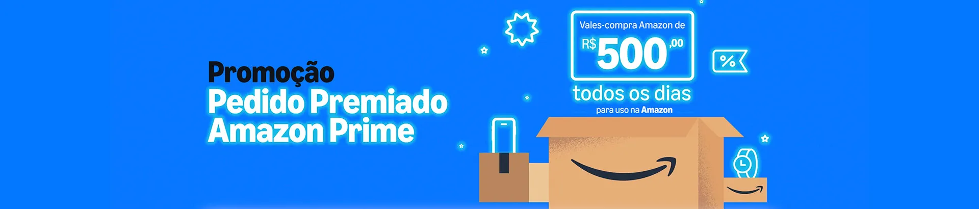 Promoção Pedido Premiado Amazon Prime 2025