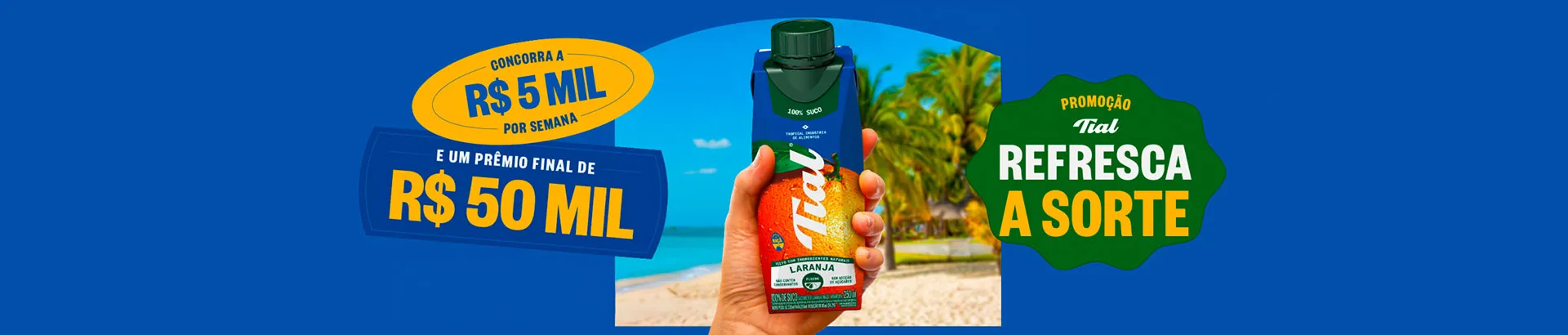 Promoção Tial Refresca a Sorte 2026