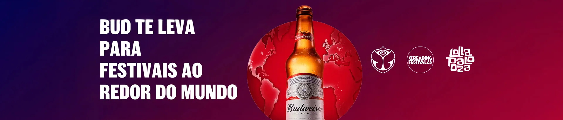 Promoção budweiser Budtour 2026