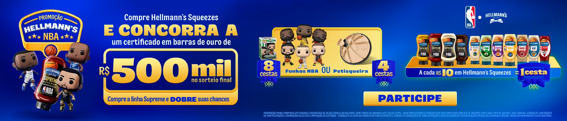 Promoção Hellmann's NBA 2026