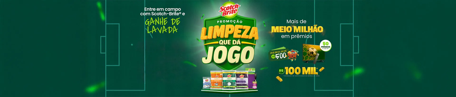 Promoção Scotch-Brite Limpeza que Dá Jogo 2026