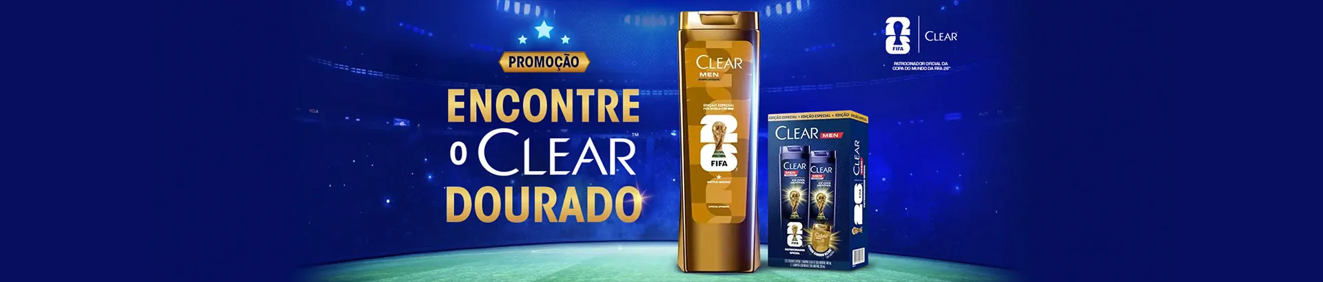 Promoção Clear Dourado 2026