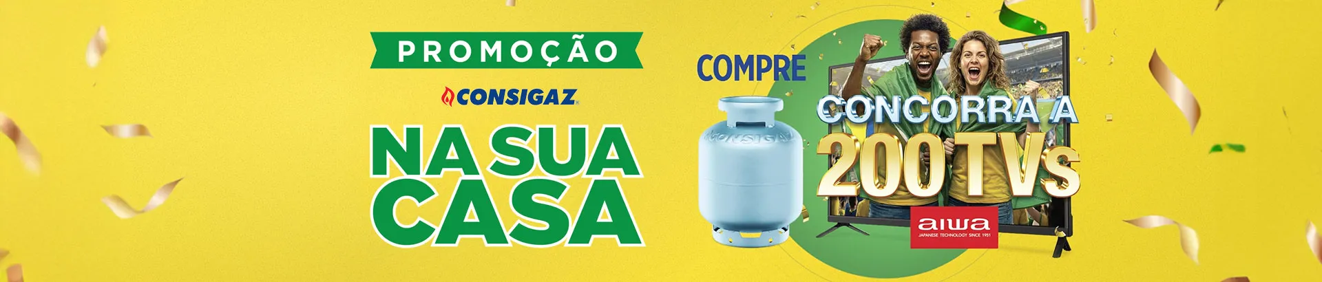 Promoção Consigaz na Sua Casa 2026