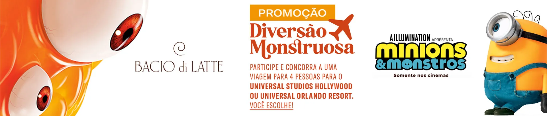 Promoção Bacio di Latti Diversão Monstruosa 2026