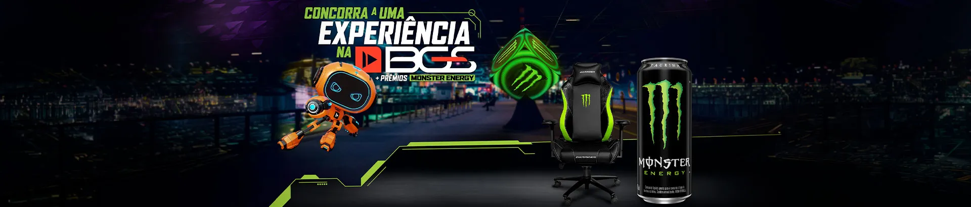 Promoção Monster Energy Experiência BGS