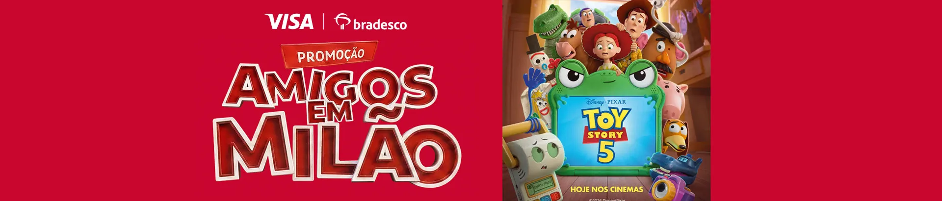 Promoção Bradesco Visa Amigos em Milão 2026