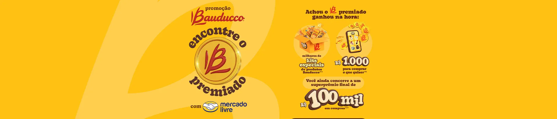 Promoção Bauducco Encontre o B Premiado 2026