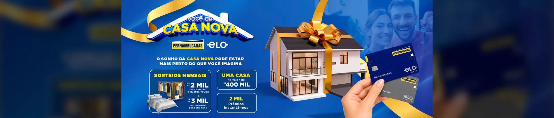 Promoção Pernambucanas Elo Você de Casa Nova 2026