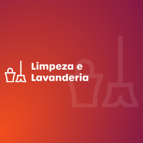 Ilustração para limpeza e lavanderia