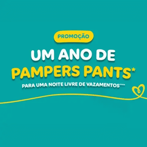 Promoção Um Ano de Pampers Pants 2024