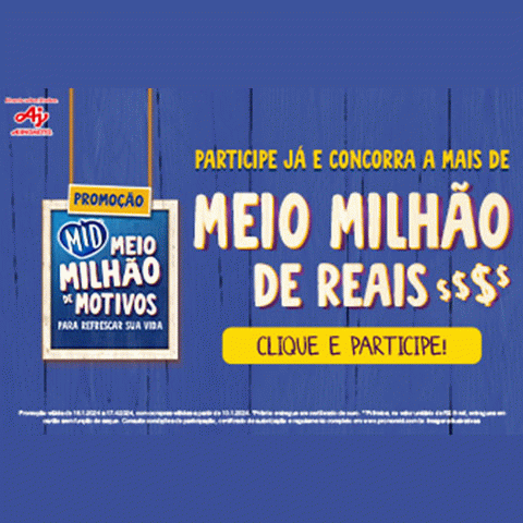 Promoção MID 2024 Meio Milhão de Motivos para Refrescar sua Vida