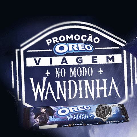 Promoção Oreo Viagem no Modo Wandinha 2024