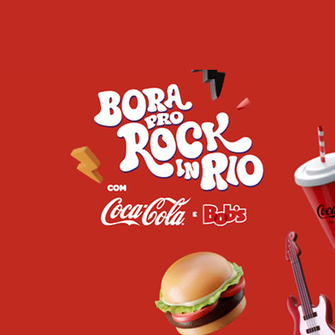 Promoção Bob's & Coca-Cola 2024 Bora pro Rock In Rio