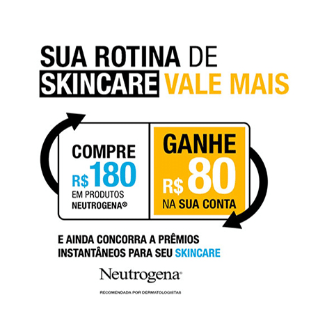 Promoção Neutrogena 2024 Sua Rotina de Skincare Vale Mais