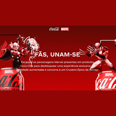 Promoção Coca-Cola 2024 Junte seus Heróis Marvel