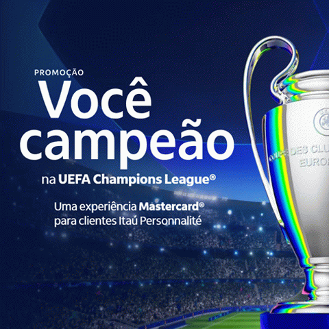Promoção Itaú Mastercard Você Campeão na UEFA 2025