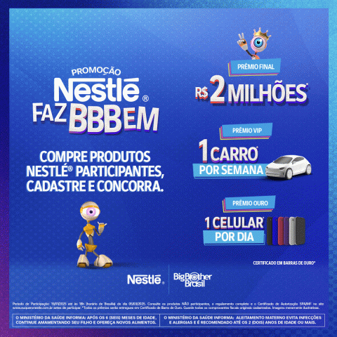 Promoção Nestlé Faz BBBem 2025