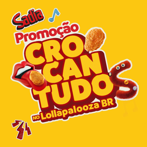 Promoção Crocantudos no Lollapalooza 2025