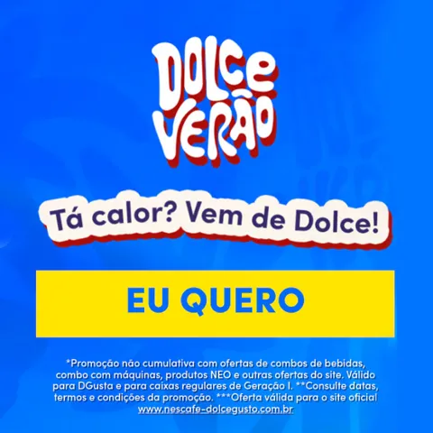 Promoção Nescafé Dolce Gusto Dolce Lovers 2025