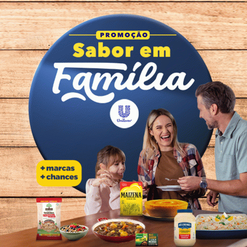 Promoção Unilever Sabor em Família 2025