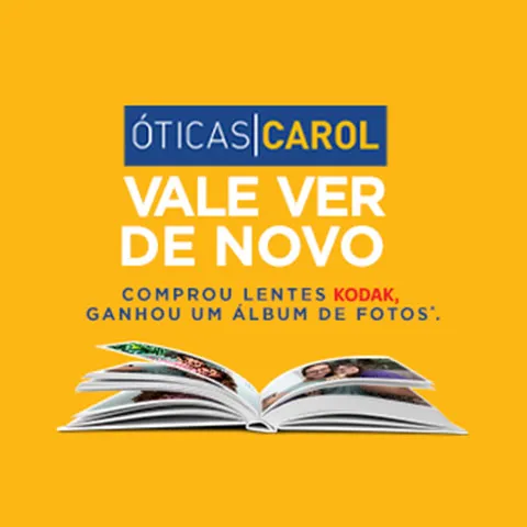 Promoção Óticas Carol Lentes Kodak Vale Ver de Novo 2023