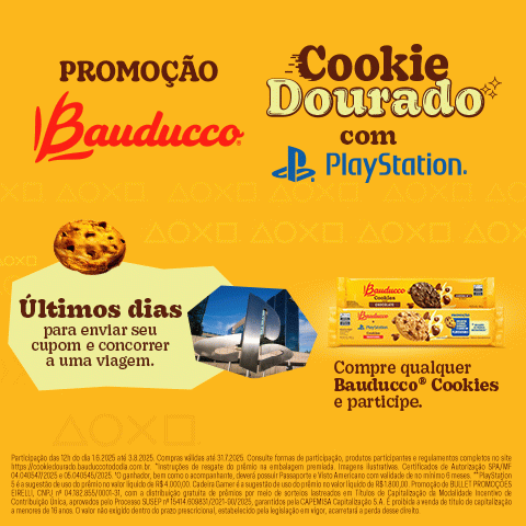 Promoção Bauducco Cookie Dourado