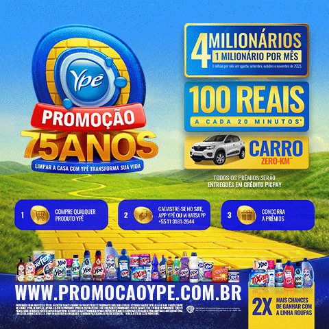 Promoção Ypê 75 Anos 2025