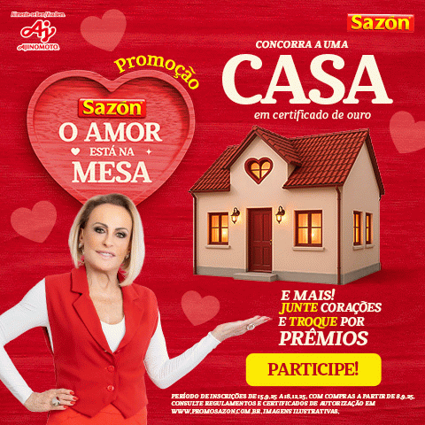 Promoção Sazón O Amor está na Mesa 2025