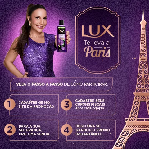 Promoção Lux Te Leva para Paris