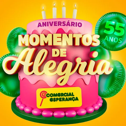 Promoção Momentos de Alegria Comercial Esperança 2025
