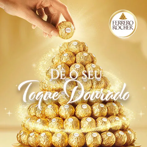 Promoção Ferrero Dê o seu Toque Dourado 2025