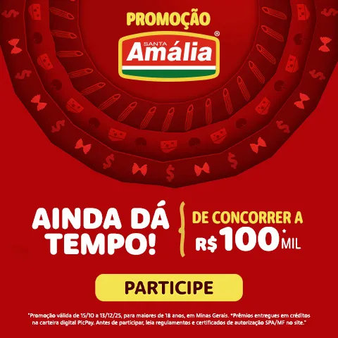 Promoção Santa Amália é Mais Massa 2025