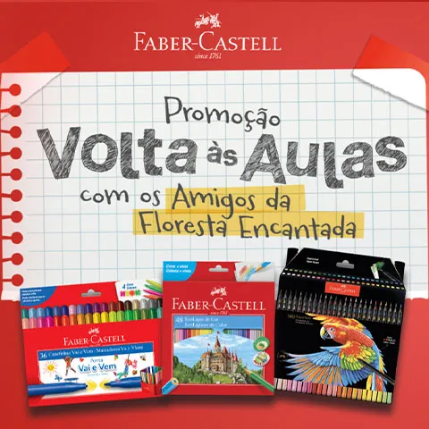 Promoção Faber Castell Volta às Aulas 2026