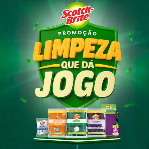 Promoção Scotch-Brite Limpeza que Dá Jogo 2026