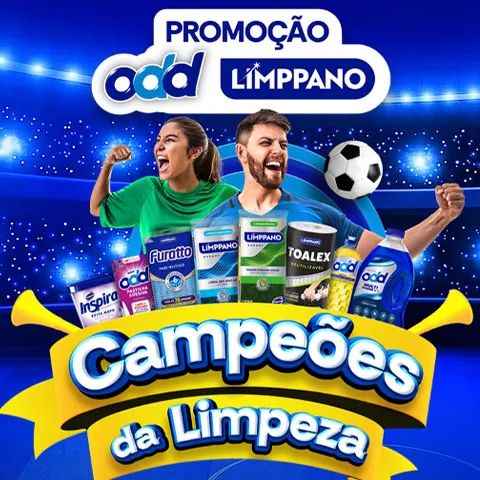 Promoção Odd Limppano Campeões da Limpeza 2026