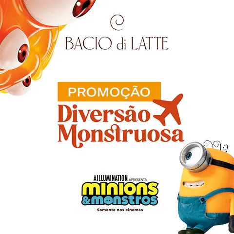 Promoção Bacio di Latti Diversão Monstruosa 2026