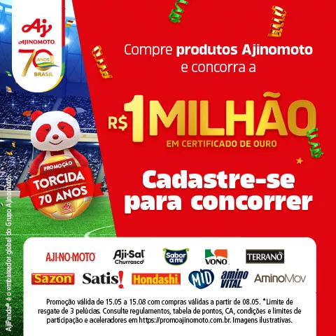 Promoção Torcida Ajinomoto 2026