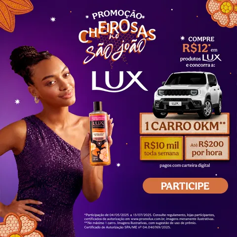 Promoção Lux Cheirosas no São João 2026