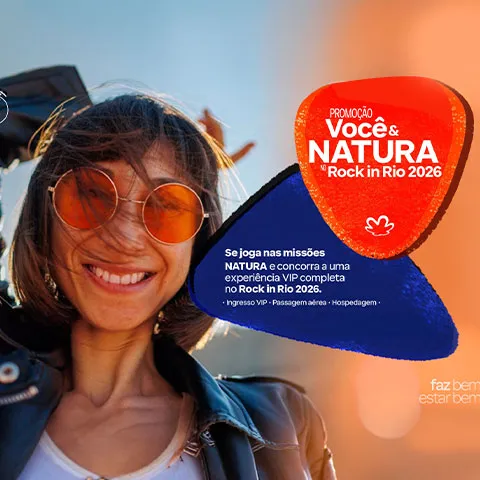 Promoção Natura Rock In Rio 2026